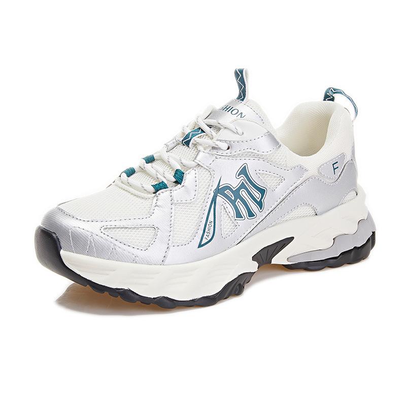 New dad shoes women's 2025 spring platform sports shoes women's height-increasing running shoes women's casual versatile shoes children