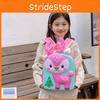Childrens Cartoon Animal Backpack With Cushion Shoulder Straps For School Daily