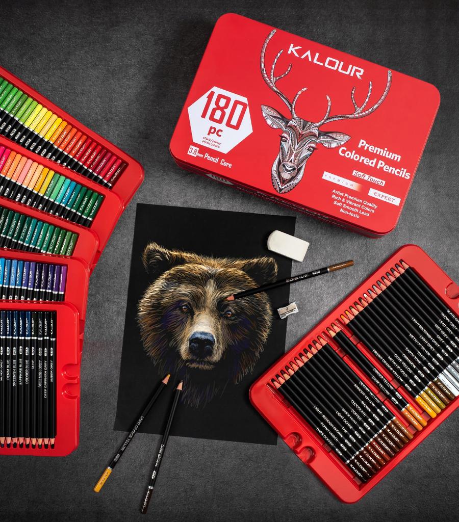 Kalour professionele kleurpotloden set van artistieke kleurpotloden