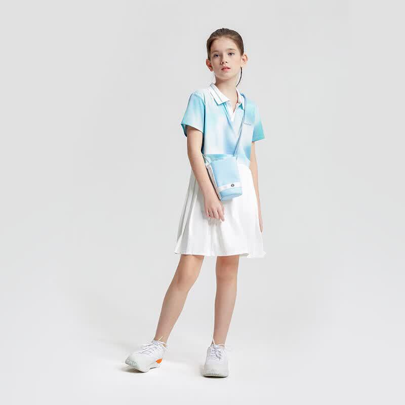 moodytiger Girls' Summer Sun Protection Tennis Polo Dress
