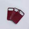Luxury Genuine Leather Crocodile Texture Magnetic Phone Case IPhone 18 Pro Max Full Coverage Business Style