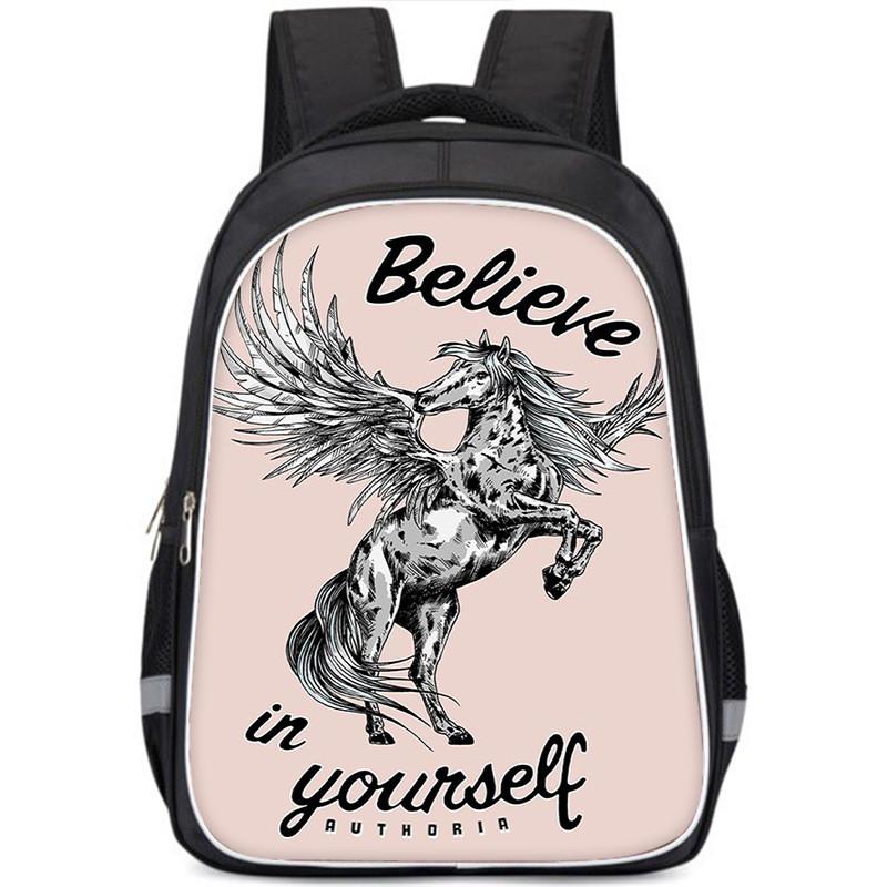 Large Capacity Lightweight Oxford Cloth Kids Backpack For School Unisex