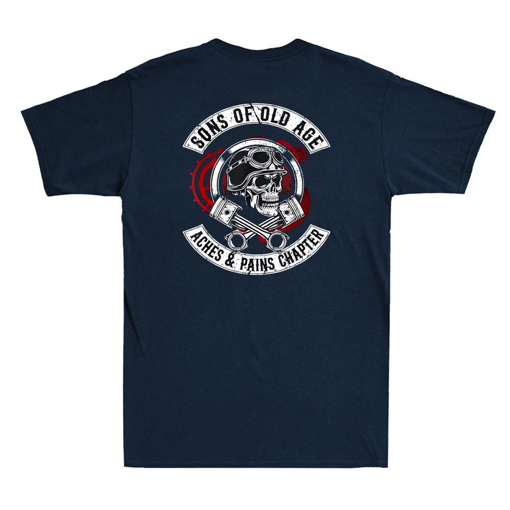 Men s and Women s T-shirts Sons Of Old Age Aches And Pains Chapter (On Back) Horror Vintage XL