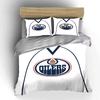 "Oilers Logo Bed Set Design" Print Bedding Set Duvet Cover Pillowcases (1* Duvet Cover 2* Pillowcases Do Not Include Comforter)