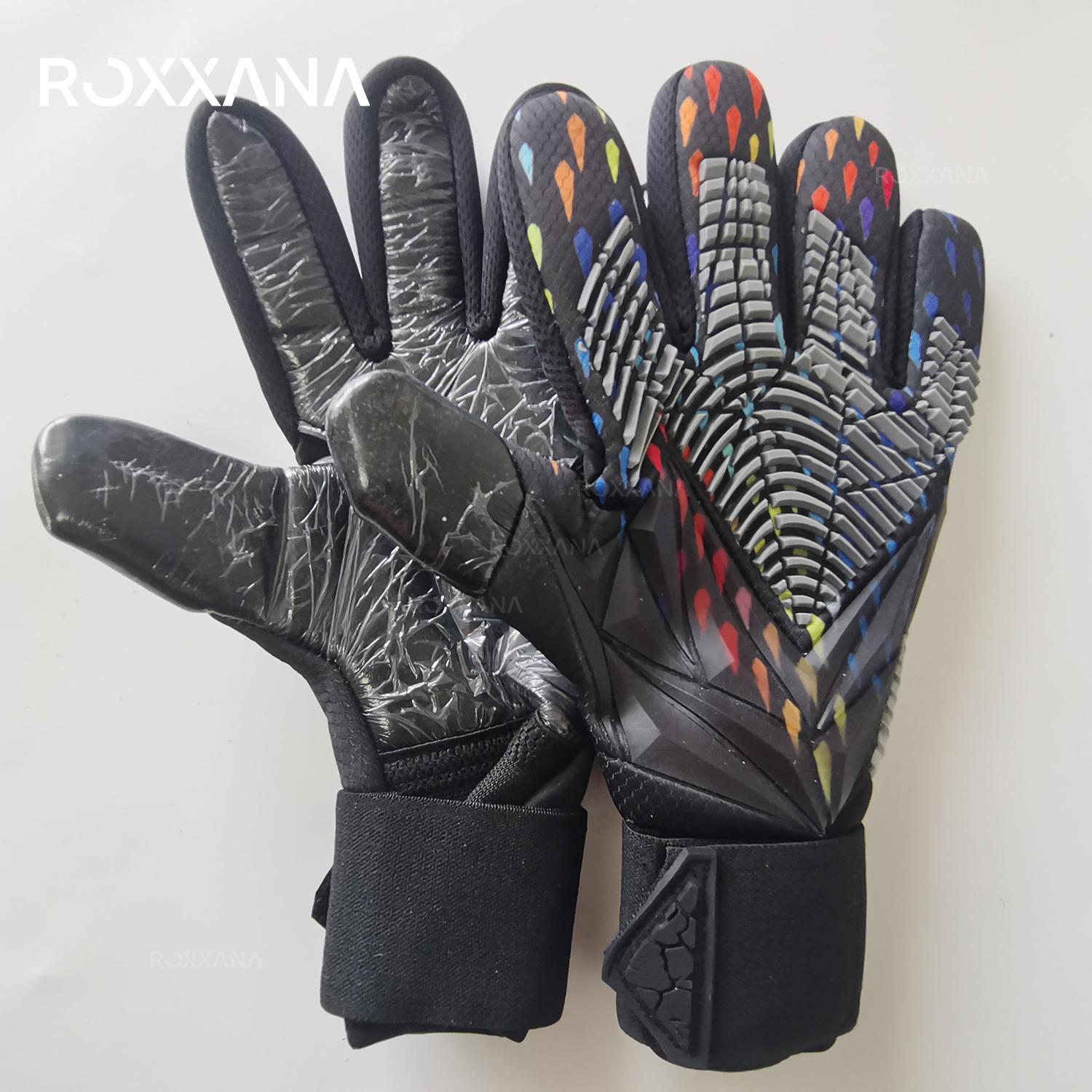 

Перчатки вратаря ROXXANA Pro Football, латексные, нескользящие, утолщенные, износостойкие, для молодежи, взрослых, детей, тренировочные, прочные, удобные 10