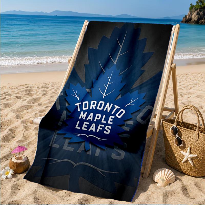 Toronto Leafs Hockey Beach Towel, Super Soft Microfiber, Perfect Gift for Her/Him, Birthday, for Pool, Beach, Travel, Decor Beach Party