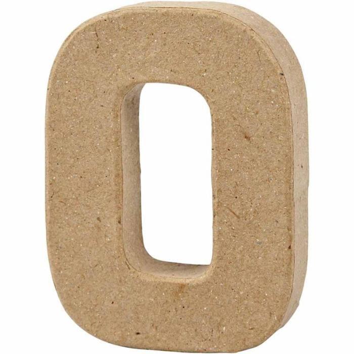 Lettre faite main en papier mâché. Réf 26653