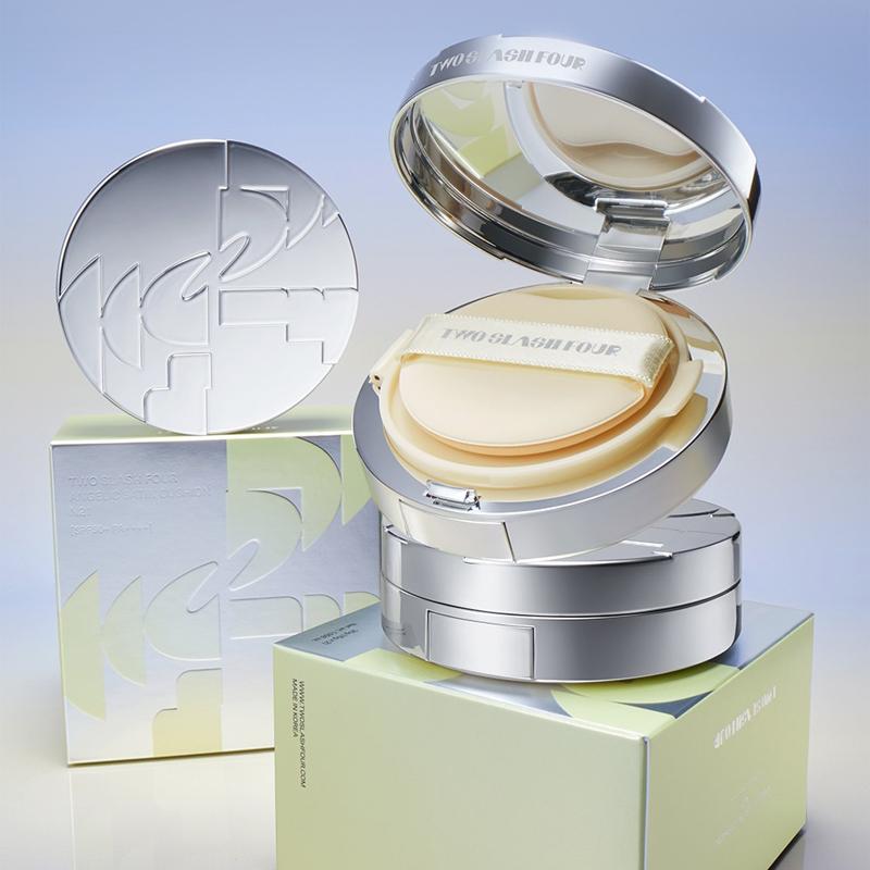 TWO SLASH FOUR Angelic Satin Cushion with Refill SPF 50+ PA++++ 15g*2EA