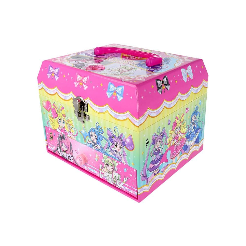 Sunstar Secret Lovely Box Kimi to Idol Precure 7074360A Storage Container