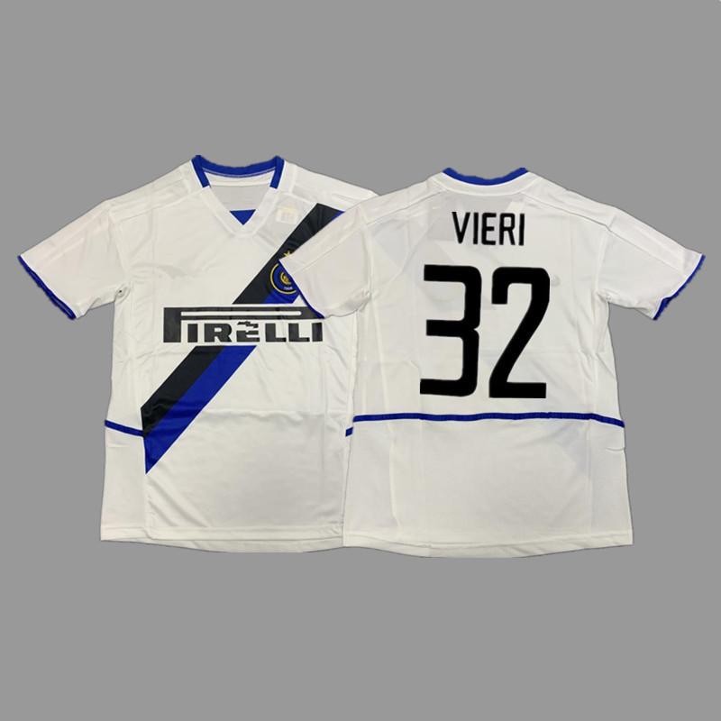 Inter Retro Jersey Football Jersey Classic Baggio Ronaldo Zanetti Figo Adriano Jersey
