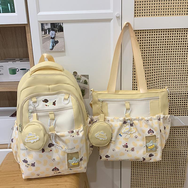 Schoolbag Kids Backpack Girls Travel Girls Light Study Backpack Tide Primary School Bag 1-1-1 Grade