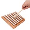 Set di Carillon in Legno con Tubi Metallici e Battenti per Bambini, Educazione Musicale, Educazione Precoce, Gioco