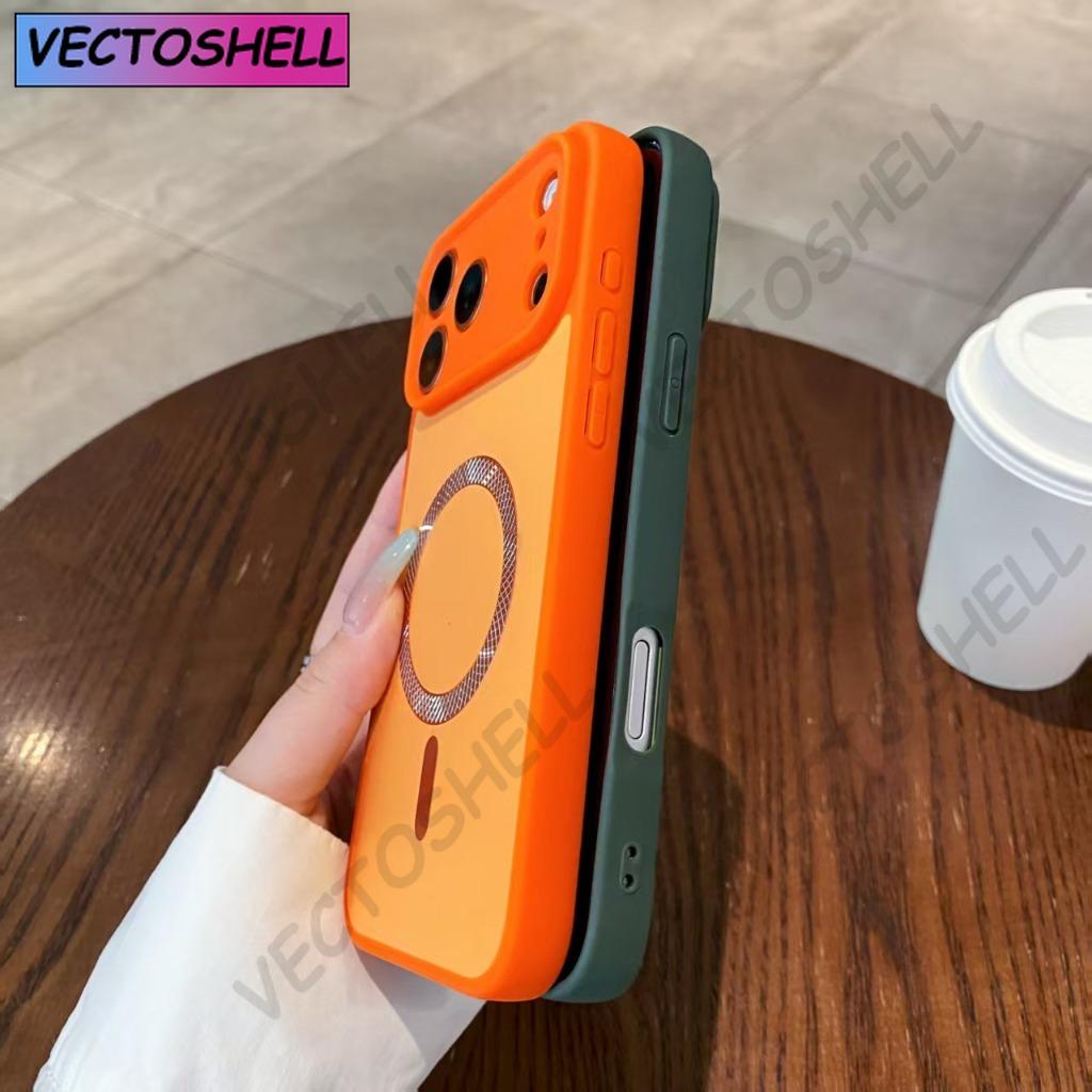 For iPhone17 ProMax Matte Magnetic Phone Case Fashionable ins-Style Cover For iPhone 17 16 15 14 Plus 13 12 11 Pro Max Cases