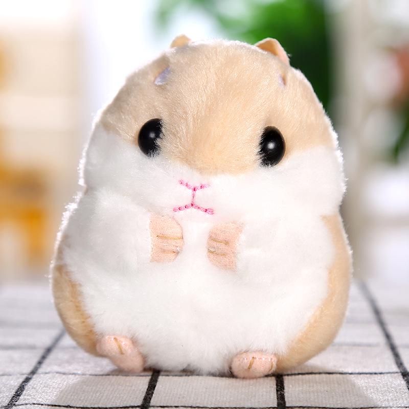 Niedlicher Hamster Plüsch Schlüsselanhänger Puppe - Kleiner Rucksackanhänger