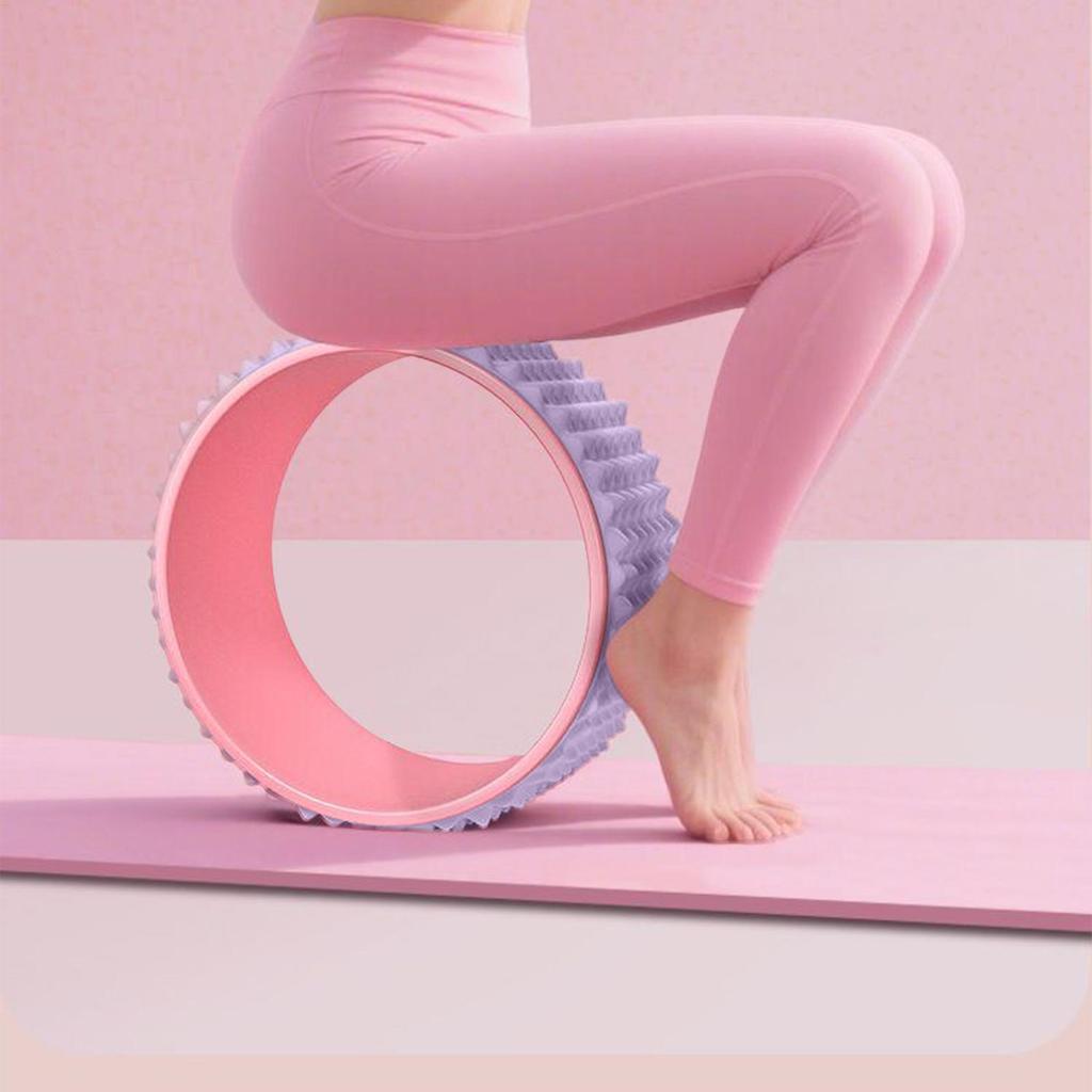 Yoga-Rad Rückenrad Für Tiefengewebsmassage Pilates-Ausrüstung Zum Dehnen Massage Gleichgewicht Sport Flexibilität Übung