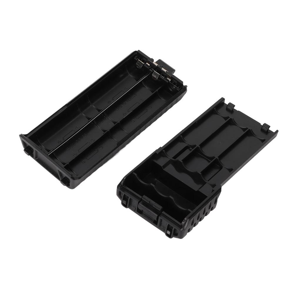 Extended Battery Box ABS 6xAA Walkie Talkie Battery Case for Baofeng UV‑5R UV‑5RE UV‑5RA