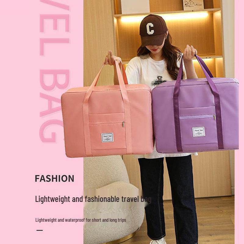 Foldable Travel Duffel: Large Capacity Crossbody Bag for Business Trips