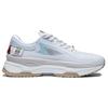 New LiNing Exceed 7 Anti Slip Wear Resistant Low Top Casual Shoes Women's White Blue AGLT092