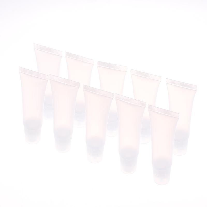10Pcs 5/10/15Ml Empty Lipstick Tube Lip Balm Soft Tube Makeup Squeeze Clear Lip Gloss Container