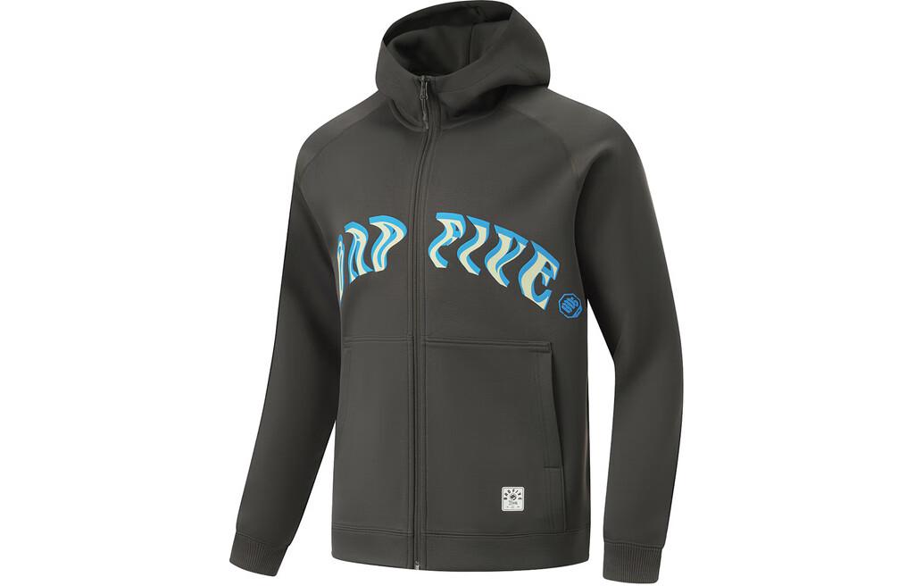 Li Ning Badfive Sweatshirt Men s Obsidian Gray AWDU095-3 L