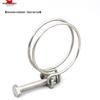 Thickened Stainless Steel Double Wire Hose Clamp for Rubber and Water Pipes
