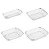 Dishwasher Basket Stainless Steel Dishwasher Silverware Holder Mesh Drain Safe Multifunctional Rectangular Small