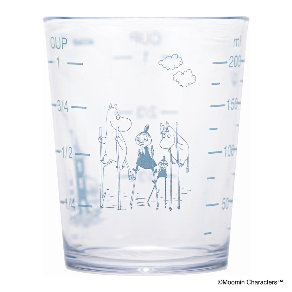 Kai Corporation Moomin x SELECT100 Measuring with Dishwasher Easy to DH3211 Cup, 200ml, Lid, Safe, Clean,