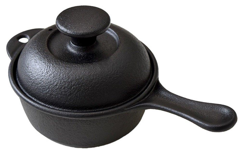 

Nanbu Ironware Saucepan, Mini Saucepan, Inner Diameter 15.5cm, Induction Compatible, Direct Heat Compatible