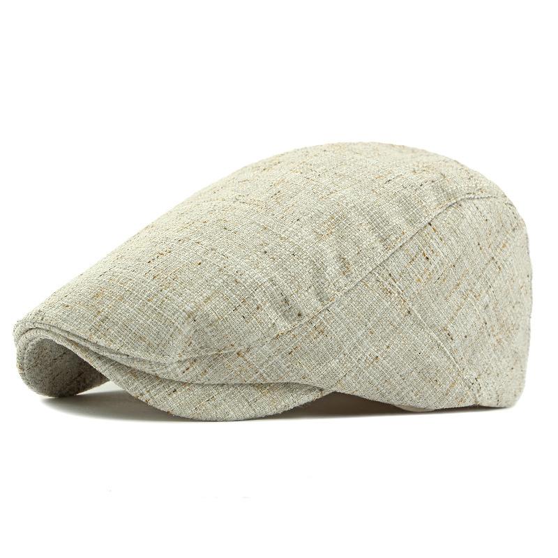 

Весенний берет мужской британский винтажный кепка-козырек осенняя кепка с козырьком бежевый