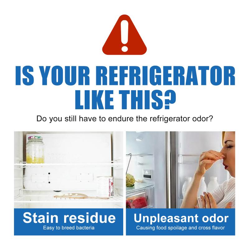 Refrigerator Odor Control Cleaner Eliminates Unpleasant Smells Effective for Food Stain Removal Home Use