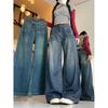 High Waist Retro Wide Leg Jeans for Women - Plus Size & Velvet Lined, Slimming A-Line Pants for Pear Shapes (Autumn/Winter)