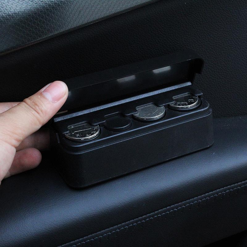 Úložný prostor do auta na mince Peněženka Úsporná schránka na euromince Banka Pouzdro na mince Plastové držáky na peněženky Trezory na peníze Pokladní organizér