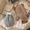 Creative Plush Doll Stationery Bag: Cute, Soft, and Healing Pencil Case for Storage.