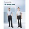 YOUNGOR Men's Comfortable Dry Slim Fit Short Sleeve Shirt