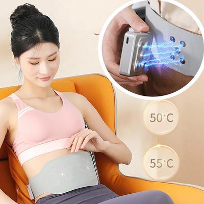Graphene Electric Heating Waist Massager for Pain Relief 9 Gear Vibration Massager Abdominal Hot Compress Belt Wireless Portable