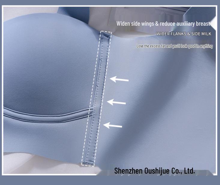 Seamless Women's Side Support Vest Bra - Comfortable Fit for Vietnam & Thailand Markets