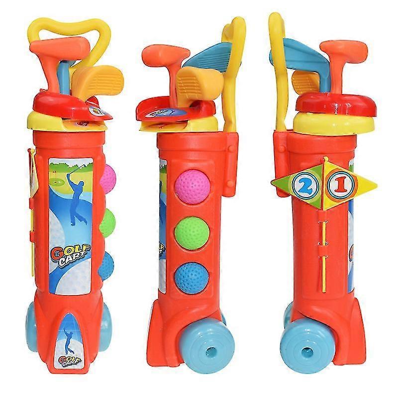 EVAGO Kids Golf Club Set Colorful Mini Golf Toy Outdoor Indoor Small Golf Training Toy Outdoor & Indoor