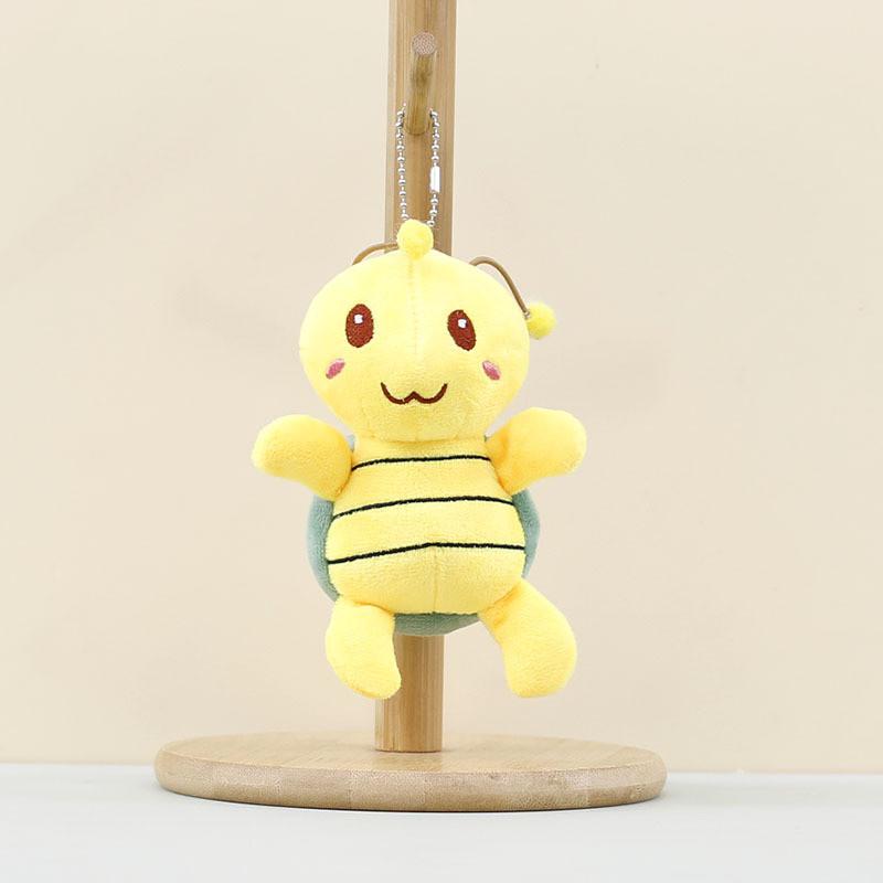 Turtle Cartoon Cute Plush Keychain Soft Short Hair Bag Charm Collection Toy
