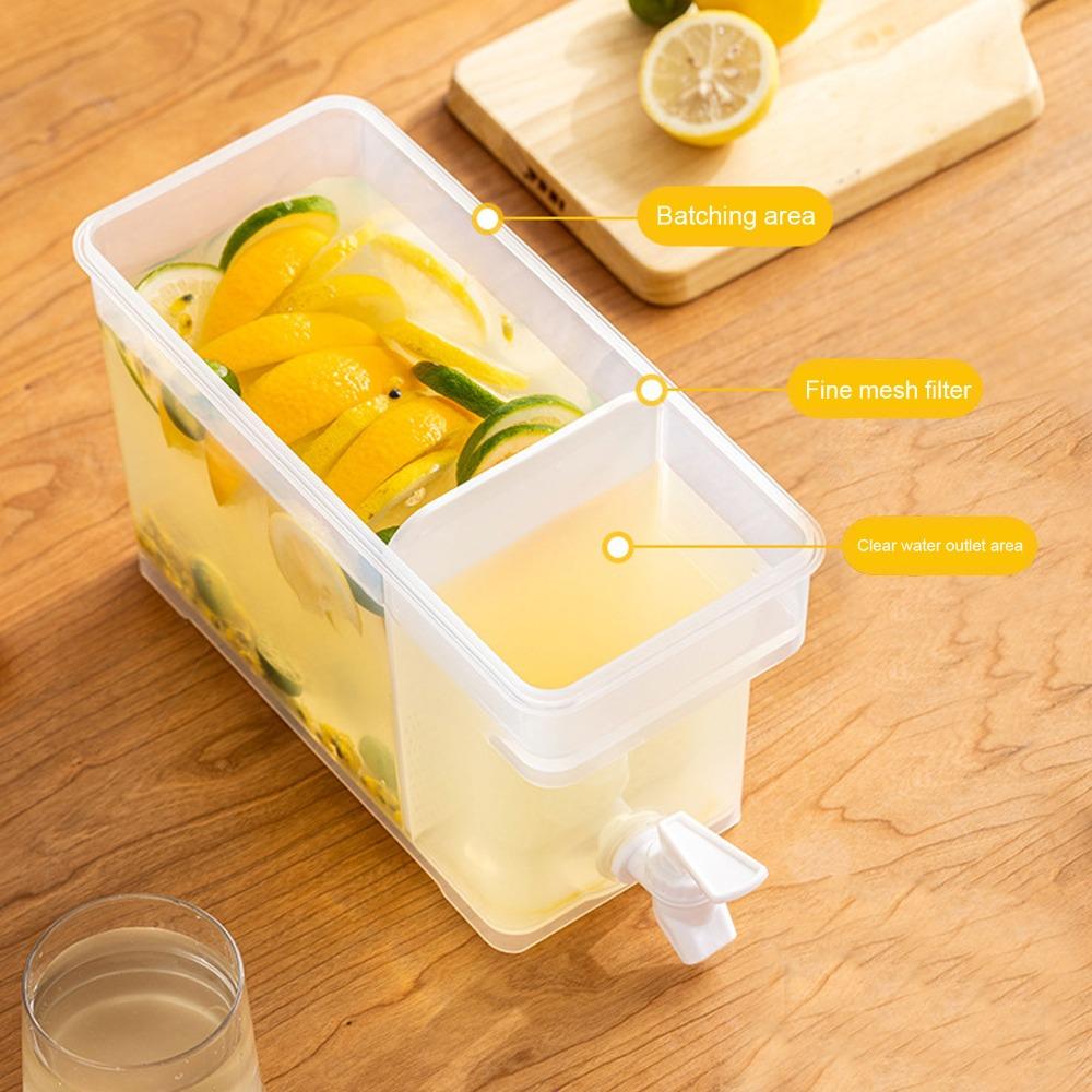 PET Drink Dispenser 3.5L Capacity Water Dispenser Portable Lemonade Container For Party