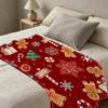 Christmas Flannel Throw Blanket – Lightweight, Soft & Warm Blanket for Winter Home Decor, Window Sill Decoration, Christmas Themed Cozy Indoor Use