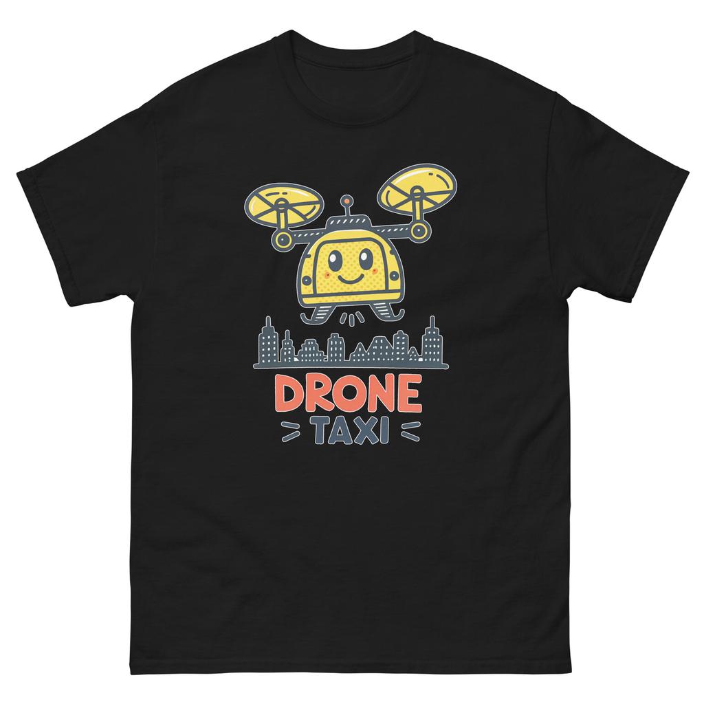 Drone Taxi Transportation Vehicle Illustration T-Shirt