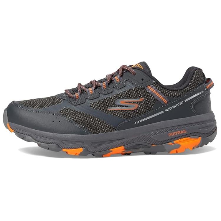 Skechers Go Run Trail Altitude Low Top Running Shoes Men sneakers Gray Orange 220917C-GYOR 43.5