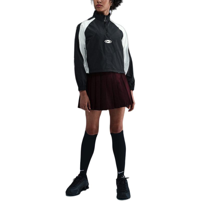 

Nike Grade School Jackets Stand Collar Moderate HQ9403-010 L