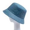 New Fisherman'S Hat Women'S Water Diamond Cotton Sunshade Cap Spring/Summer Autumn Fashion Panama Hat