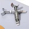 Stainless Steel Swivels Cutter Leather Carving Cutter Adjustable Rotating Carving Cutter Leather Cutting Tool for Craft