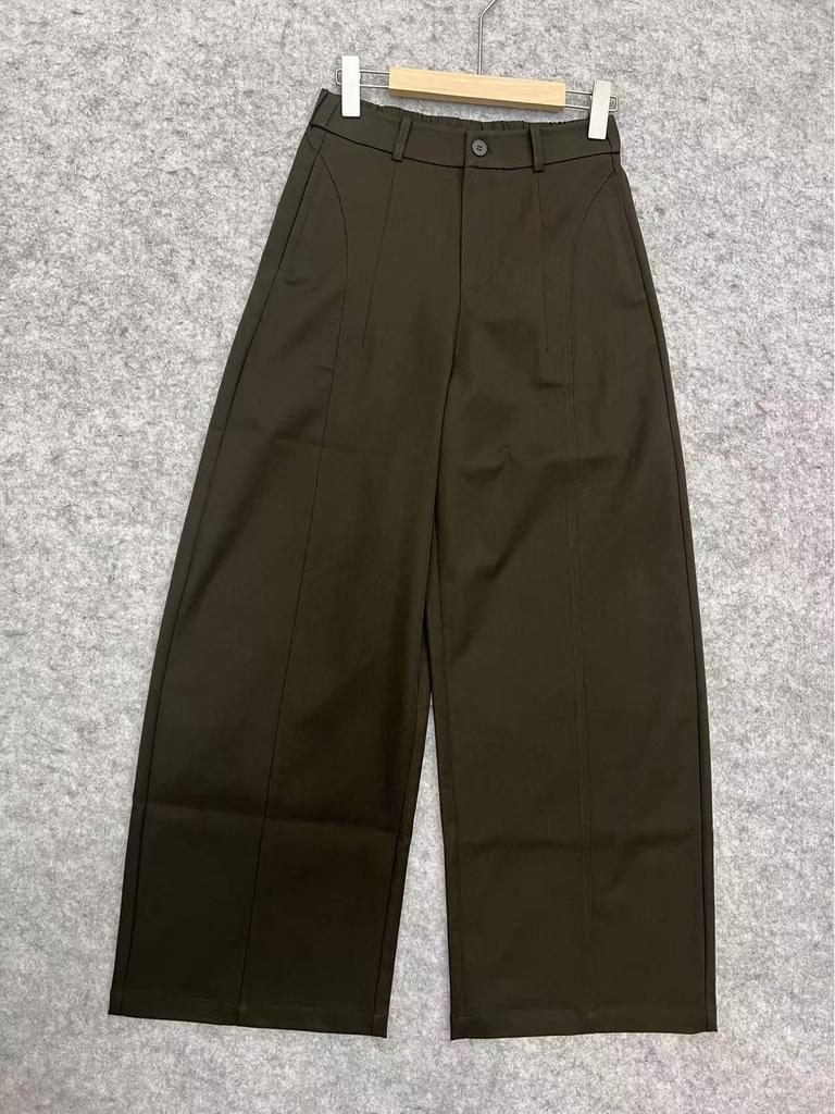 Mei Gao High Waist Retro Straight-Leg Cargo Pants