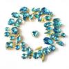 Mixed 50-Piece Crystal Claw Chain Set for DIY Wedding Dress & Headdress Accessories