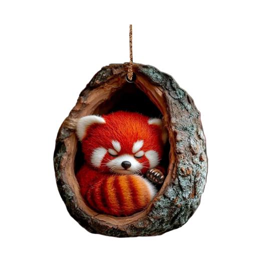 

Лесные животные Желуди Украшения Украшения для рождественской елки 2026 Акриловые лесные существа Подвесные украшения для домашнего декора Деревенские подарки 8 cm X