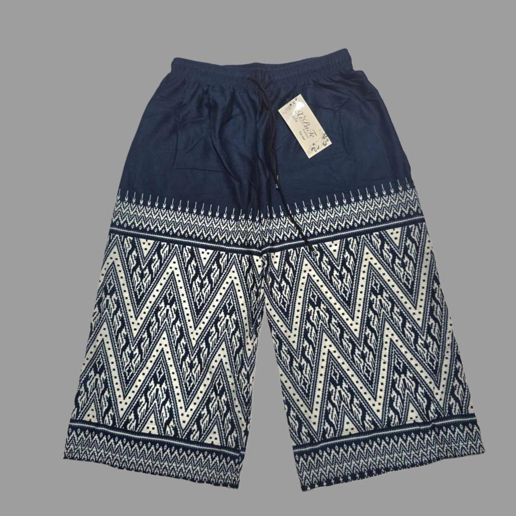 Long Loose Leg Elephant Pants Adjustable Elastic Waistband Strap Women Men Unisex Print Thailand Casual Streetwear Beach Summer Bohemian Retro Vintage