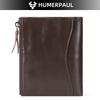 Humerpaul Neue RFID Männer Brieftasche Blockieren Schutz Anti-Diebstahl Scan Männlichen Leder Biflod Kurze Brieftasche Zipper Münzfach Beutel Casual geld Tasche